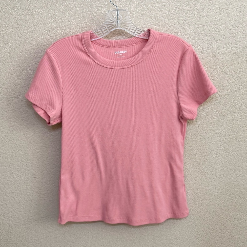 Old Navy Soft Pink/Peach Short Sleeve Tee